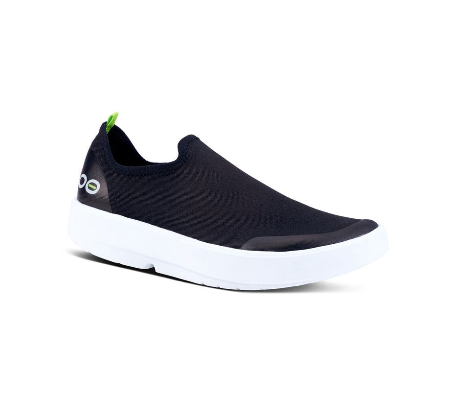 Oofos Women's Oomg Eezee Low - Slip On Shoes Black / White ( JYNRF-5629 )